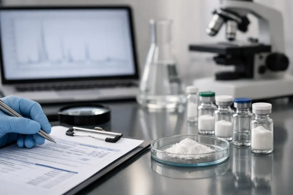 Peptide COA Audit Example for Research Buyers Peptide COA Audit Example for Research Buyers