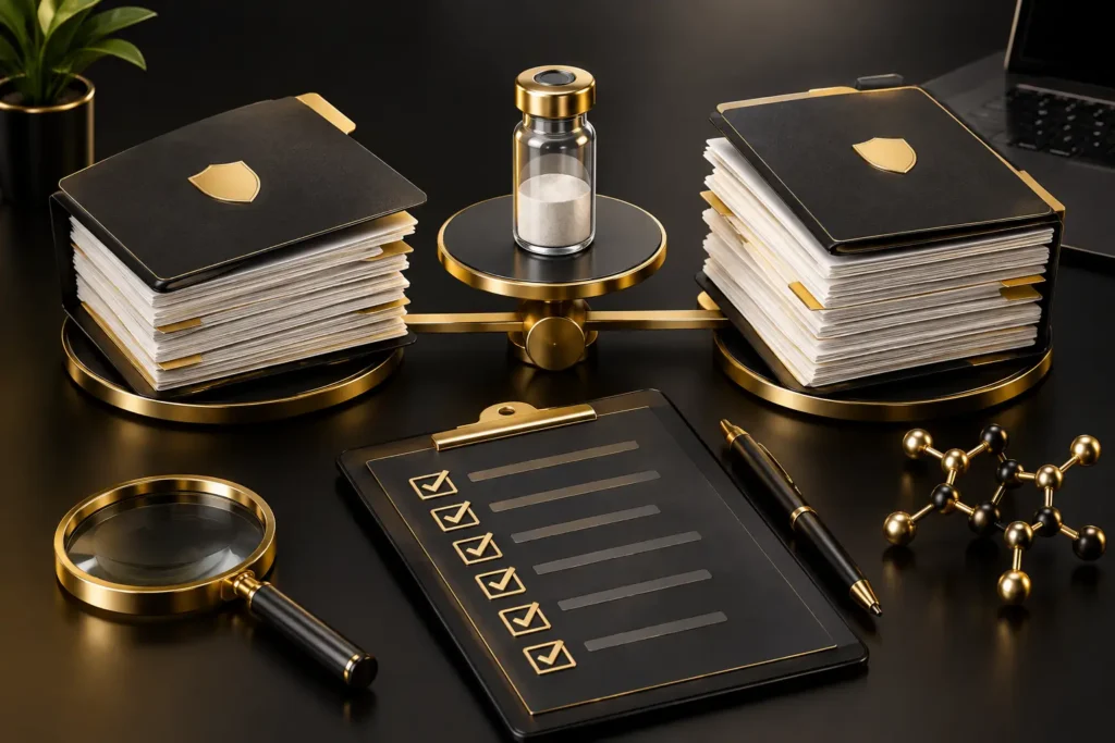 Peptide Supplier Documentation Comparison Guide Peptide Supplier Documentation Comparison Guide